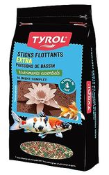 Tyrol - Sticks Extra Flottant pour Poissons - Nourriture Poisson Bassin - Nourriture pour poissons rouges & carpes koï à base de nutriments, minéraux & vitamines - Nourriture Poisson Rouge Sac 2L