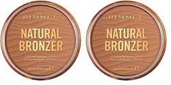 Rimmel Natural Bronzer 002-Sunbronze 14 Gr (Lot de 2)