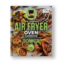 Tower RECIPEBOOKOVEN Air Fryer Oven Recipe Book - A5 Hardcover, 250 Pages, 150+ Recipes | Step-by-Step Instructions, Tips & Tricks to Maximize Your Air Fryer