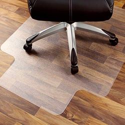 Floortex Ultimat Polycarbonaat Lipped Stoel Mat voor Harde Vloer-89x119cm, 89x119cm