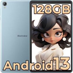 Blackview Android 13 Tablet Tab50WIFI, 8+128GB/2TB WIFI 6 Tablets, 8 inch Tablet HD+ IPS, Kids Tablets with Parental Control Mode, Google GMS Certified, Bluetooth 5.0, Type C, 2 Years Warranty - 2024