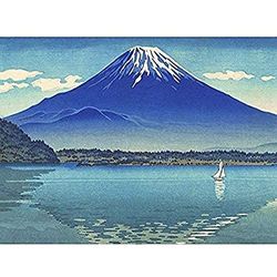 Koitsu Lake Shoji Mount Fuji Japanse Schilderen Kunst Print Canvas Premium Muur Decor Poster Muurschildering
