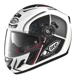 X-Lite X 702 – GT scorey Casco Integral, Color Blanco de Negro de Gris, tamaño L (59/60)