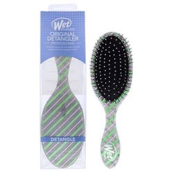 Wet Brush Holiday Glamour Hair Brush, Green Stripe