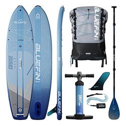 Bluefin SUP Bluefin Cruise Lite SUP-paddleboard, paddleboards voor volwassenen, stand-up paddleboard, supboard, stand-up paddlesurfen, 10ft. Lichtgewicht paddleboard, compacte SUP