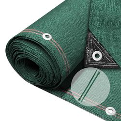 vounot® Brise Vue Occultant en HDPE avec Attaches et Clips de Fixation Protection Rayons UV Résistant aux Déchirures et au Vent Protection pour Jardin Balcon 230g/m² 1.5x20m Vert