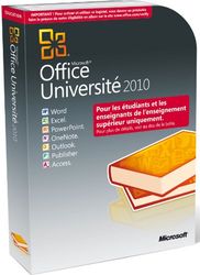 Office Université 2010 (version professionnelle réservée aux étudiants et enseignants de l'enseignement supérieur)