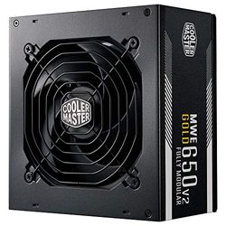 Cooler Master MWE 650 Gold V2 Fully Modular PSU (UK Plug) - 80 PLUS Gold 650W Power Supply Unit, Flat Black Cabling, 120mm HDB Fan, High-Temperature Threshold - 5 Year Warranty