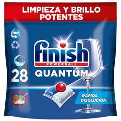 Finish Powerball Quantum Max - Comprimidos para a máquina de lavar louça - formato de 27 unidades, a embalagem pode variar