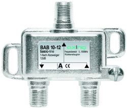 Axing BAB 10-12 - Distribuidor de antena (12 dB, 5-1000 MHz)