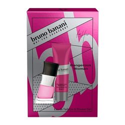 bruno banani presentförpackning Dangerous Woman Eau de Toilette 30 ml duschgel 50 ml