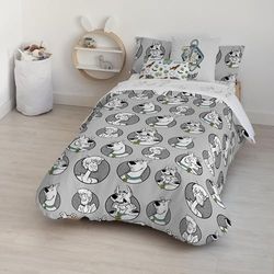BELUM | Scooby Doo Duvet Cover | Duvet Cover Model Scooby Doo Dots | Duvet Cover with Buttons | Duvet Cover 100% Cotton | Duvet Cover (Bed of 120 (200 x 200 cm.))