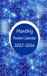 Pocket Calendar 2025-2026: 2 Year Organizer with Holidays , Important Dates For Each Year | Blue Sky Design