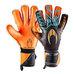 Ho Soccer ESKUDO II Roll/Gecko Deep Orange Målvaktshandskar, Unisex Vuxen, Orange/Svart, 7,5