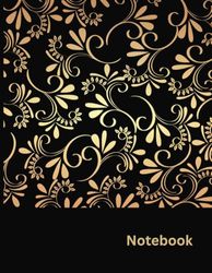 Unlined Blank Pages Notebook with Page Numbers - (112 Pages , 8.5 x 11)