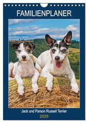 Familienplaner Jack und Parson Russell Terrier (Wandkalender 2025 DIN A4 hoch), CALVENDO Monatskalender: Auf 13 wunderschönen Bildern begleitet uns ... kleine Hunderasse durch das Jahr