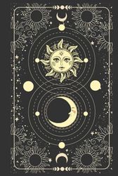 Celestial Sun and Moon Journal: Blank Lined Witchy Notebook for Spells, Witchcraft and Magic | For Witches and All Magical Folks