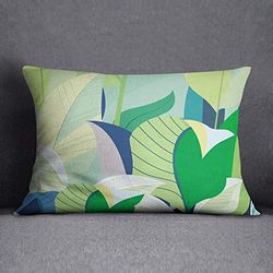Questo Casa Funda de cojín Decorativa, Funda de cojín, decoración del hogar, para sofá, cafetería, tamaño: 35 x 50 cm, diseñada y Fabricada en Türkiye