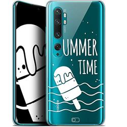 Caseink Beschermhoes voor Xiaomi Mi Note 10 / Pro (6.47) [Gel HD bedrukt in Frankrijk Collection Summer Design Summer Time - zacht - ultradun]