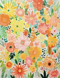 Outrageously Orange 6: Fun Flower Notebooks: Radiant Blooms, Brilliant Ideas