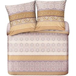 Bassetti Biancheria da Letto, Cotone, Beige, 200 x 200