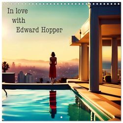 In love with Edward Hopper (Wall Calendar 2026 12" x 24" / 30 x 60 cm (open)) CALVENDO 12 Month Wall Calendar