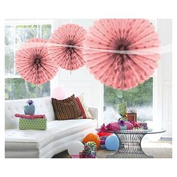 Folat - Honeycomb Waaier Baby Roze - 45cm