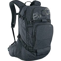 EVOC LINE PRO 30 Touring rugzak (LITESHIELD PLUS bescherming, Boddy Hugging, Water Bottle Pocket, geïsoleerde schouderband, snelle toegang tot achterkant, Lawine Pocket), Zwart