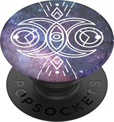 PopSockets PopGrip - Expanding Stand and Grip with a Swappable Top for Smartphones and Tablets - Lunar Iris