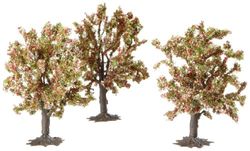 Noch 25112 boomverpakking fruitboom 80 tot 80 mm roze, bluehend 3 stuks