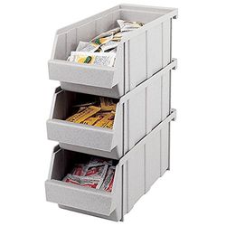 Versa Bin Grijs polymeer.