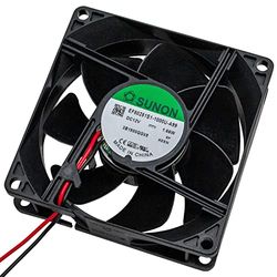 Ventilateur 12 V CC 1,44 W 80 x 80 x 25 mm 69,6 m³/h 3200 tr/min 69,6 m³/h Sunon EF80251S11000UA99
