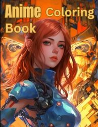 Anime coloring book: Coloring book 8.5x11 with 80 pages , for age 15 to 18 pluse