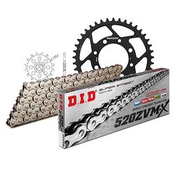 Kettingset DID staal 520ZVM-X / 110 eindeloos voor Suzuki GZ Marauder 250 cc Bj. 1997-2015