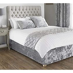 Paoletti Verona Diwan bedframe, Panné-fluweel, wrap-P1