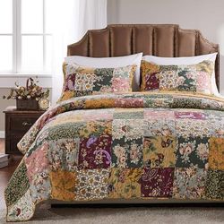 Groenlândia Home envelhecido Chic Full/Queen edredão conjunto