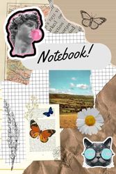 NoteBook!: Aesthetic Notebook, Journal,120 pages, Ideal for College girls and boys,Coders, Mom,Dad,Gift,kids and Aesthetic people