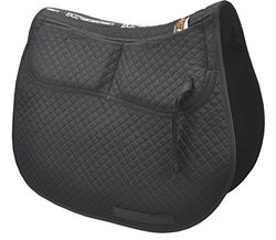 ECP Cotton Correction all Purpose Saddle Pad – Memory Foam Tasche, Black