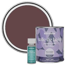 Rust-Oleum Purple Water-Resistant Bathroom Tile Paint in Gloss Finish - Mulberry Street 750ml