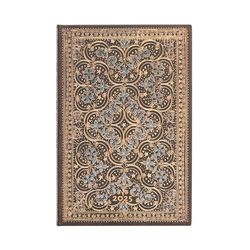 Restoration (The Queen’s Binding) Mini 12-month Verso Hardback Dayplanner 2025 (Elastic Band Closure): tydzień na dwóch stronach, zamykany na gumkę, papier 100 gsm