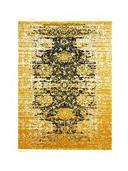 Home Carpets Tapijt, 100% polyester, geel, medium