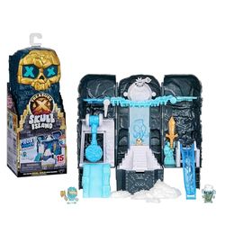 Treasure X Lost Lands Skull Island Frost Tower Micro Playset, 15 Levels of Adventure, Survive the Traps And Discover 2 Micro Sized Action Figures, Will You Find Real Gold Dipped Treasure?