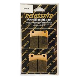 accossato agpa53st-p43795 Pastillas freno, Color Negro, Talla única