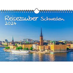 Calendario de viaje Suecia DIN A4 para vacaciones 2024 Viajes de Estocolmo Ciudad y País – Maestro del Alma