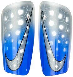 NIKE Mercurial Lite scheenbeschermers, uniseks, volwassenen, zilverkleurig (metallic zilver), XL