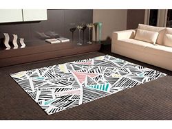 Oedim Tapis Triangles Irréguliers PVC 95 cm x 95 cm Moquette Adulte PVC Sol Vinyle pour Adultes