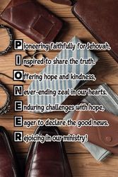 JW Pioneer Poem Notebook and Pioneer School Gift: For Jehovah's Witness Brothers