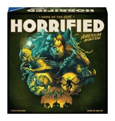 Ravensburger Horrified : American Monsters – Jeu de société immersif pour Adultes et Enfants à partir de 10 Ans – 1 à 5 Joueurs