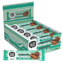 Yubi Caramel - 12 Pack - Protein Bars - 99 Calories, High Protein, High Fibre, Low Sugar, Gluten Free and Dairy Free - Healthy Snacks/Nutrition Bar - Chocolate Bars - 420g
