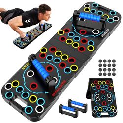 56-in-1 Push Up Board, Multifunctionele Opvouwbare Push Up Bar, Draagbare Push Up Handgrepen voor Vloer, Push Up Board, Multifunctionele Afneembare Push Up Bar, Draagbare Push Up Handgrepen voor Vloer, Cadeau voor